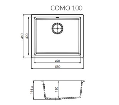 GRANMASTER COMO 100 UNDERMOUNTED/INSET/FLUSH MOUNTED WHITE QUARTZ SINGLE BOWL SINK, GRA0071 GRANMASTER COMO 100 UNDERMOUNTED/INSET/FLUSH MOUNTED WHITE QUARTZ SINGLE BOWL SINK, GRA0071